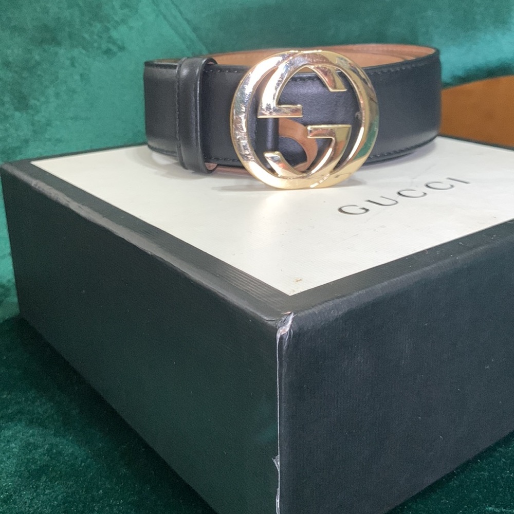 Authentic Gucci GG Leather Belt - Picture 7 of 7